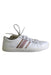 A White Sneakers from Geox in size 9Y for girl. (Front View)