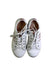 A White Sneakers from Geox in size 9Y for girl. (Back View)