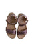 A Metallic Sandals from Geox in size 7Y for girl. (Back View)