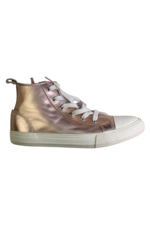 A Metallic Sneakers from Boden in size 9Y for girl. (Front View)