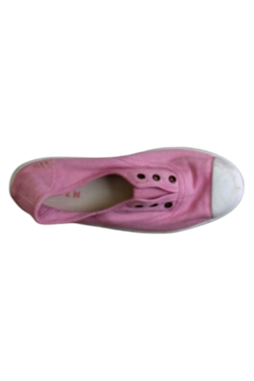A Pink Slip Ons from Boden in size 9Y for girl. (Front View)
