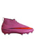 A Pink Cleats/Soccer Shoes from Nike in size 12Y for girl. (Front View)