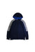 A Navy Hooded Sweatshirts from Adidas in size 13Y for neutral. (Front View)