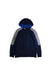 A Navy Hooded Sweatshirts from Adidas in size 13Y for neutral. (Front View)