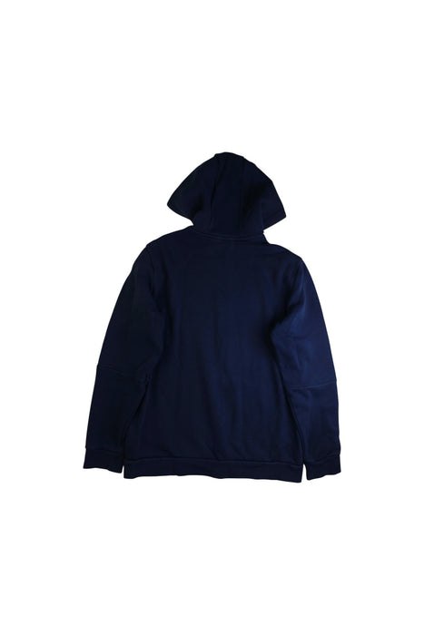 A Navy Hooded Sweatshirts from Adidas in size 13Y for neutral. (Back View)