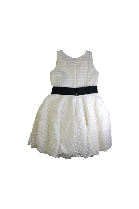 A White Sleeveless Dresses from Zoe Ltd in size 14Y for girl. (Back View)