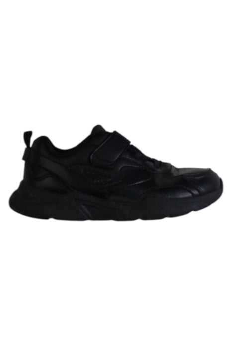 A Black Sneakers from Dr. Kong in size 7Y for boy. (Front View)