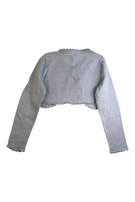 A Silver Cardigans from Monsoon in size 7Y for girl. (Back View)