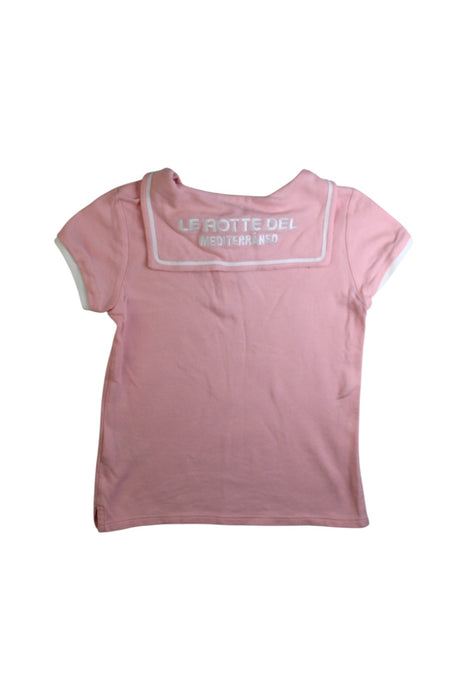 A Pink Short Sleeve Polos from Fila in size 7Y for girl. (Back View)