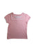 A Pink Short Sleeve Polos from Fila in size 7Y for girl. (Back View)