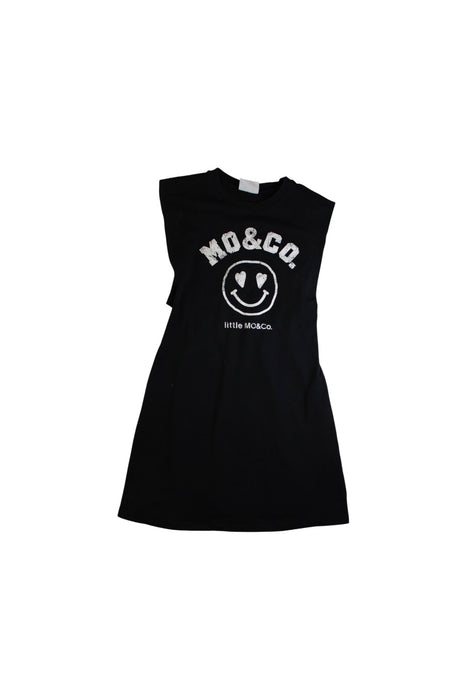 A Black Sleeveless Dresses from little Mo & Co. in size 10Y for girl. (Front View)