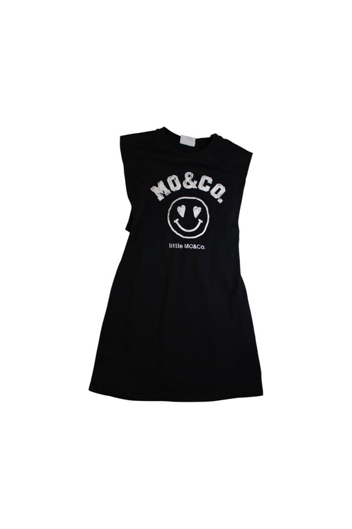 A Black Sleeveless Dresses from little Mo & Co. in size 10Y for girl. (Front View)
