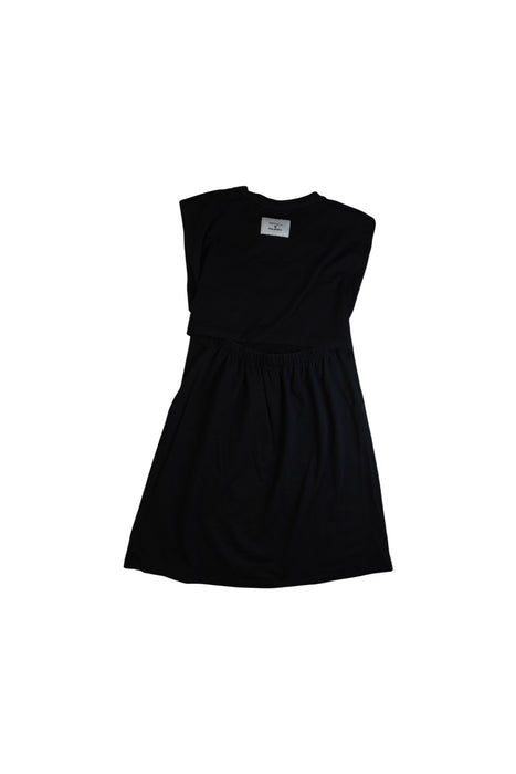 A Black Sleeveless Dresses from little Mo & Co. in size 10Y for girl. (Back View)