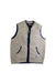 A Beige Outerwear Vests from Miki House in size 7Y for boy. (Front View)