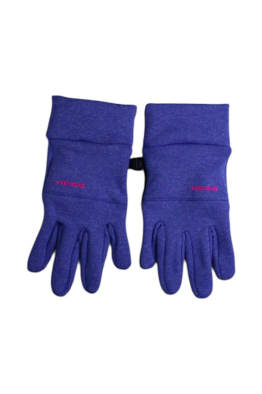 A Blue Gloves & Mittens from HEAD in size 10Y for girl. (Front View)