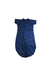 A Navy Sleepsacs from ErgoPouch in size 3-6M for boy. (Back View)