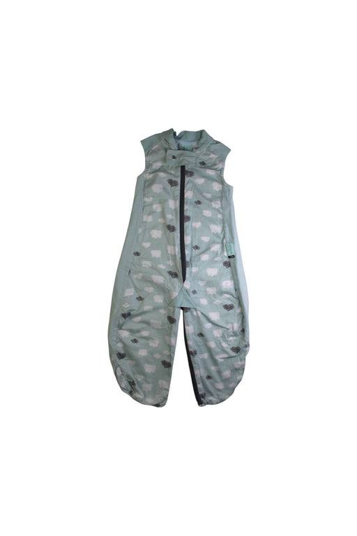 A Blue Sleepsacs from ErgoPouch in size 0-3M for neutral. (Front View)