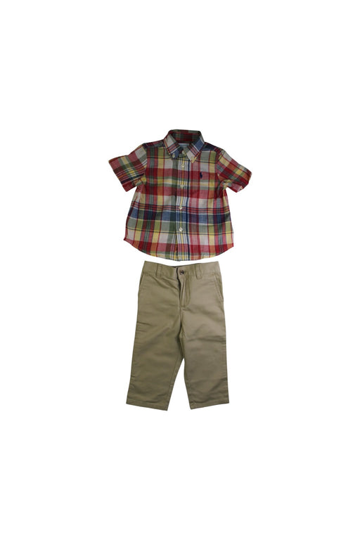 A Multicolour Pants Sets from Ralph Lauren in size 6-12M for boy. (Front View)