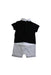 A Black Short Sleeve Rompers from Karl Lagerfeld in size 6-12M for boy. (Back View)