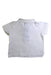 A White Short Sleeve Polos from Janie & Jack in size 6-12M for boy. (Back View)