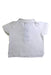 A White Short Sleeve Polos from Janie & Jack in size 6-12M for boy. (Back View)