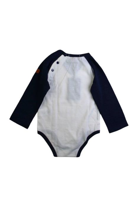 A White Long Sleeve Bodysuits from 7 For All Mankind in size 6-12M for boy. (Back View)