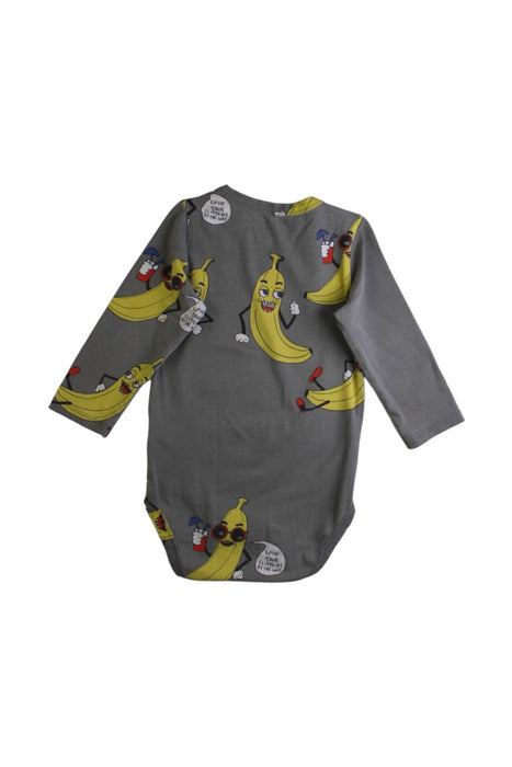 A Grey Long Sleeve Bodysuits from Mini Rodini in size 3-6M for boy. (Back View)