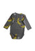 A Grey Long Sleeve Bodysuits from Mini Rodini in size 3-6M for boy. (Back View)