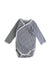 A Navy Long Sleeve Bodysuits from Petit Bateau in size 3-6M for boy. (Front View)