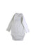 A White Long Sleeve Bodysuits from Petit Bateau in size 3-6M for boy. (Back View)