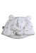 A White Winter Hats from Tartine et Chocolat in size Newborn for boy. (Front View)