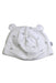 A White Winter Hats from Tartine et Chocolat in size Newborn for boy. (Back View)