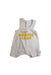 A Beige Sleeveless Rompers from Tinycottons in size 0-3M for boy. (Front View)