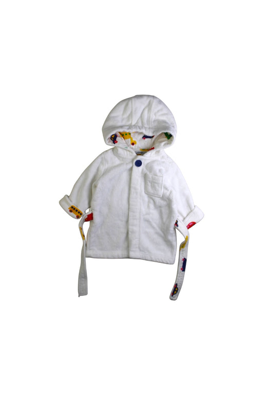 A White Bathrobes from Marimekko in size 12-18M for boy. (Front View)