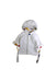 A White Bathrobes from Marimekko in size 12-18M for boy. (Front View)