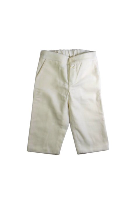 A Ivory Dress Pants from La Stupenderia in size 6-12M for boy. (Front View)
