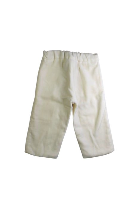 A Ivory Dress Pants from La Stupenderia in size 6-12M for boy. (Back View)