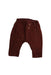 A Burgundy Casual Pants from Buho in size 3-6M for boy. (Front View)