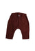A Burgundy Casual Pants from Buho in size 3-6M for boy. (Back View)