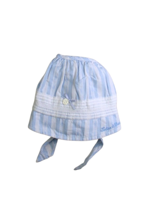 A Blue Sun Hats from Tartine et Chocolat in size 3-6M for girl. (Front View)