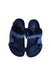 A Navy Sandals from Genuins in size 4T for boy. (Back View)