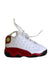 A White Sneakers from Air Jordan in size 12-18M for boy. (Front View)