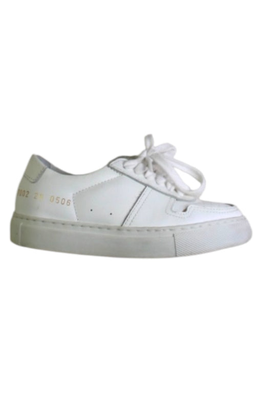 A White Sneakers from Common Projects in size 3T for boy. (Front View)
