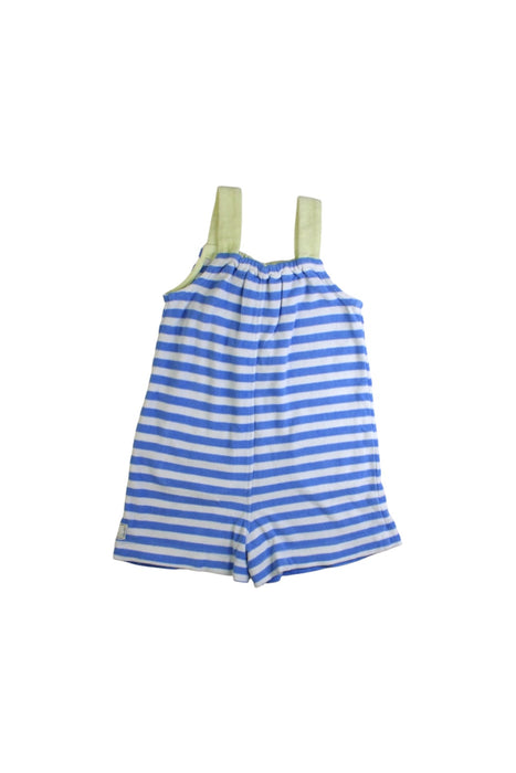 A Blue Sleeveless Rompers from Joules in size 2T for girl. (Back View)
