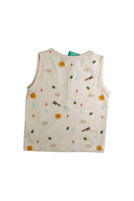 A Beige Sleeveless Shirts from Little Green Radicals in size 18-24M for neutral. (Back View)