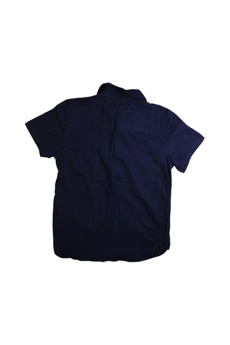 A Navy Short Sleeve Shirts from Boden in size 8Y for boy. (Back View)