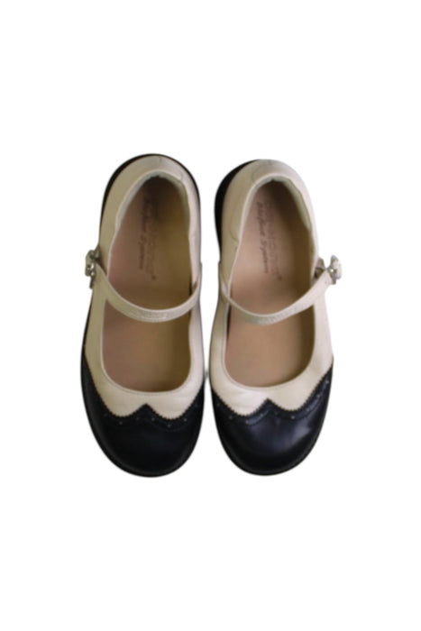 A Beige Flats from Dr. Kong in size 7Y for girl. (Back View)
