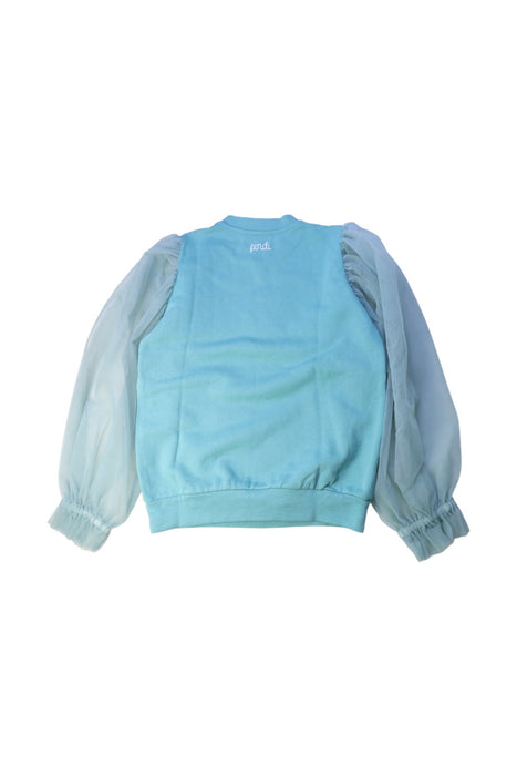 A Blue Crewneck Sweatshirts from Fendi in size 6T for girl. (Back View)
