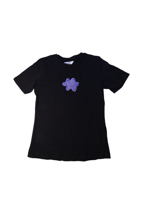 A Black Short Sleeve T Shirts from MM6 Maison Margiela in size 10Y for girl. (Front View)