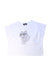 A White Short Sleeve T Shirts from Karl Lagerfeld in size 14Y for girl. (Front View)